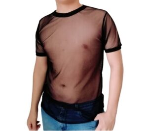 Playera Mesh Transparente